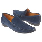 Blue Suede Mens shoes